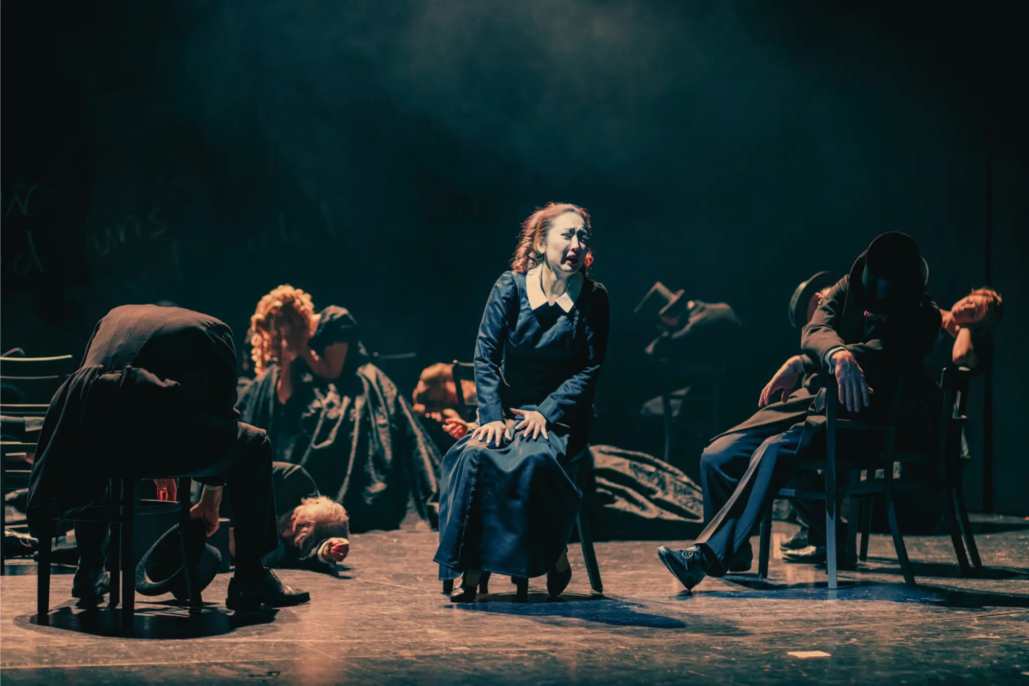 Sarah Chae performing on stage